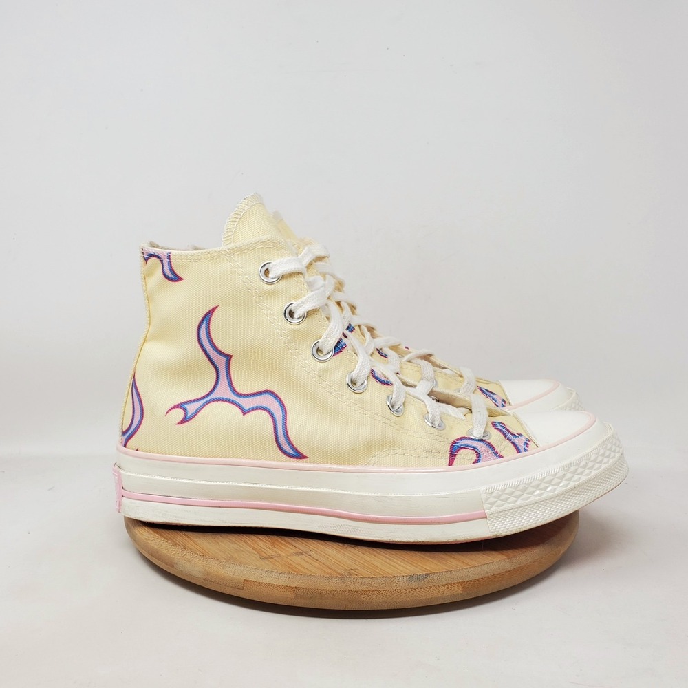 Converse Chuck Taylor 70 x Golf Le Fleur Shoes Women 7 Yellow Pink Flame Sneaker